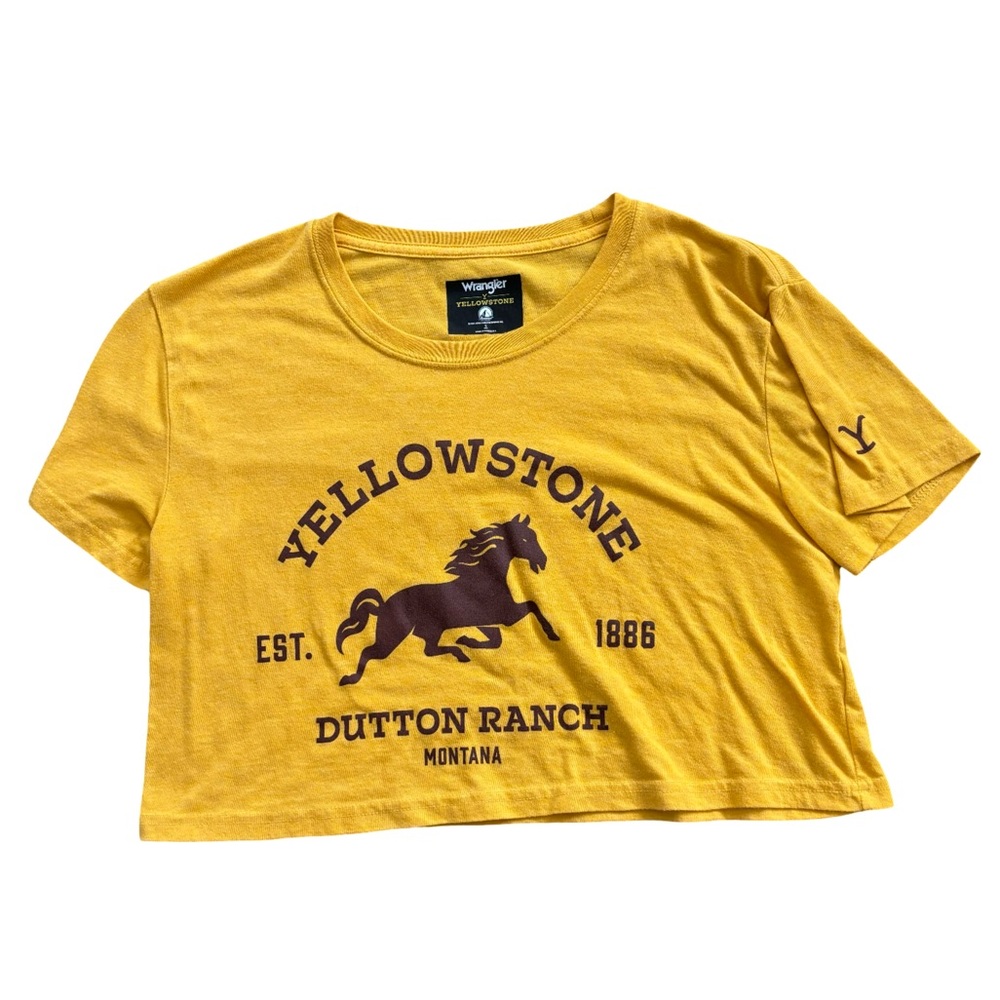Wrangler Yellowstone Dutton Ranch Cropped Tee